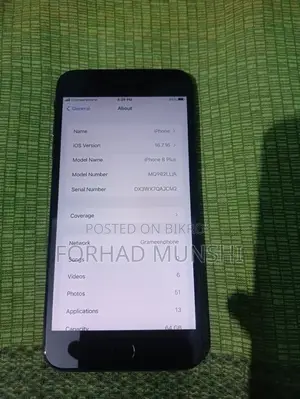 Apple iPhone 8 Plus 64 GB Black