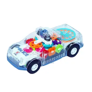 Concept Transparent Police Car With Light Music