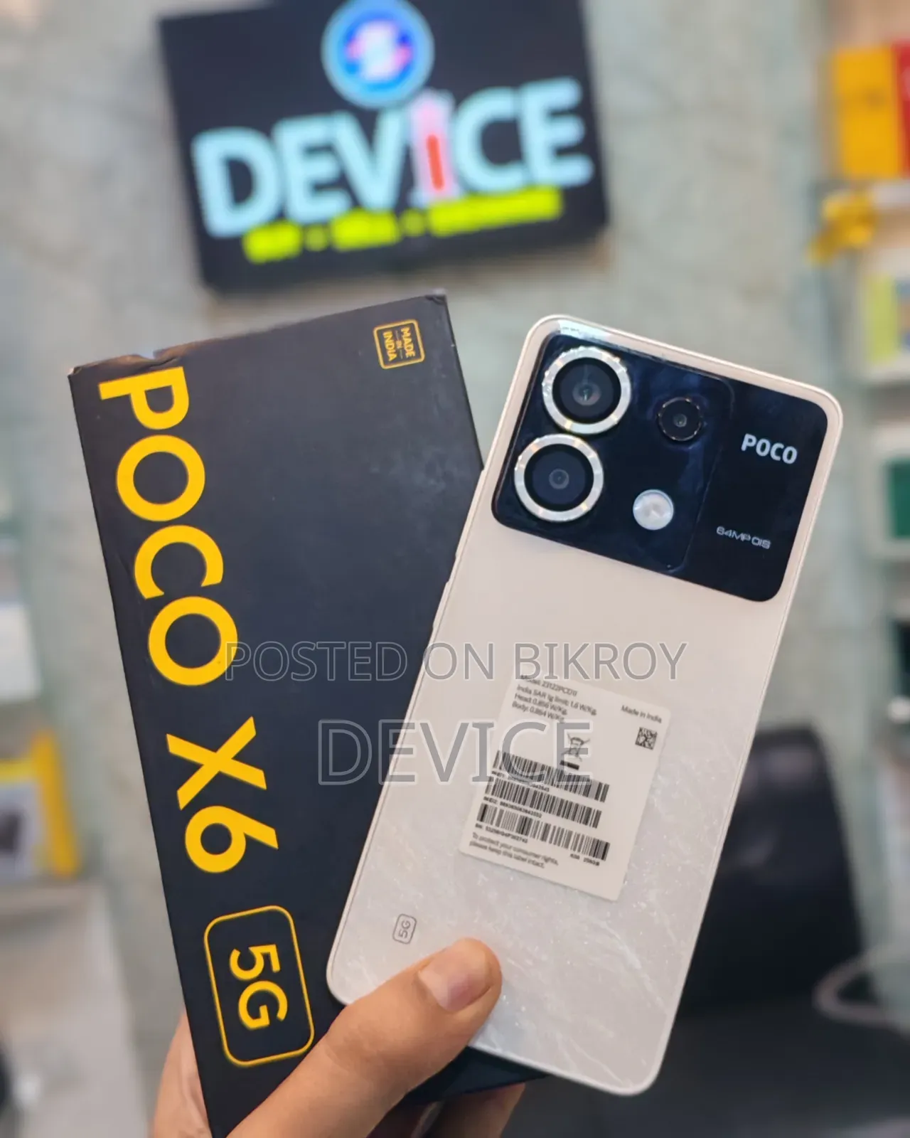 Xiaomi Poco X6 256 GB White