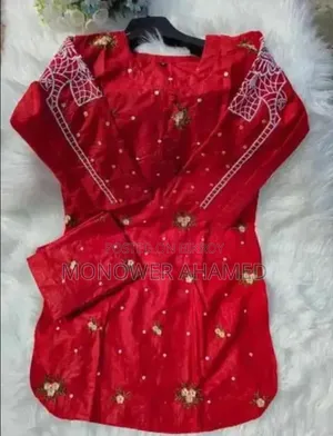Red Unique Design Co-ord Set