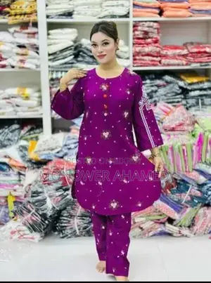 Purple Unique Design Co-ord Set