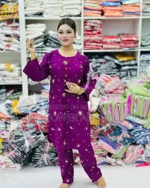 Purple Unique Design Co-ord Set