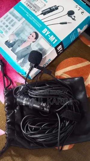 Boya microphone and mobile lens