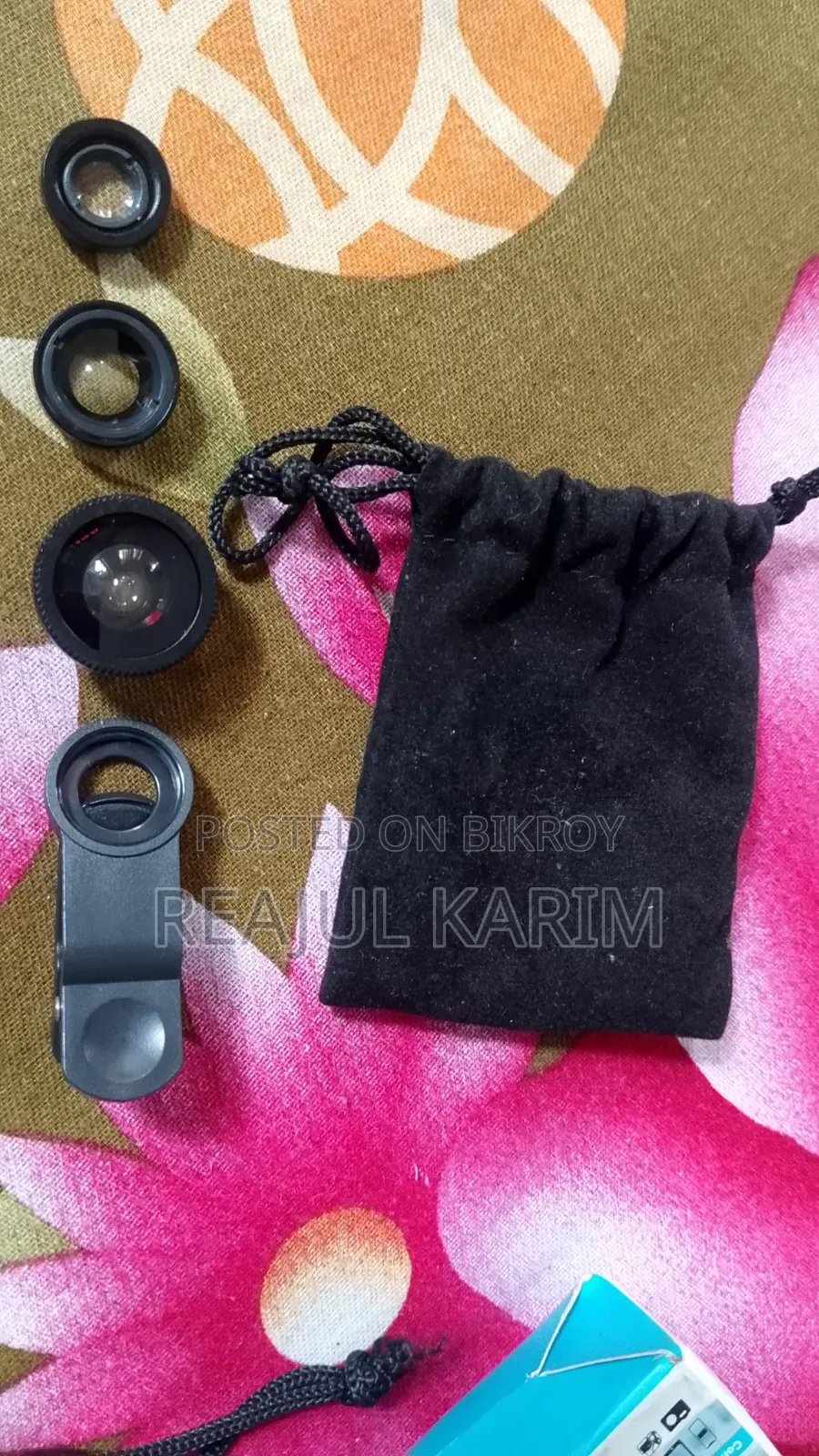 Boya microphone and mobile lens