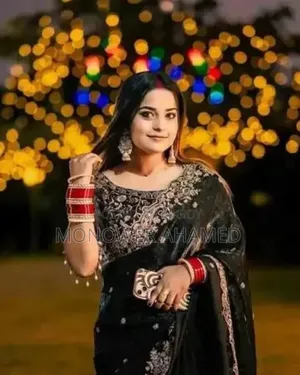 ইন্ডিয়ান জেমিচু ফ্যাব্রিক সিকুয়েন্স এমব্রয়ডারি কাজ করা