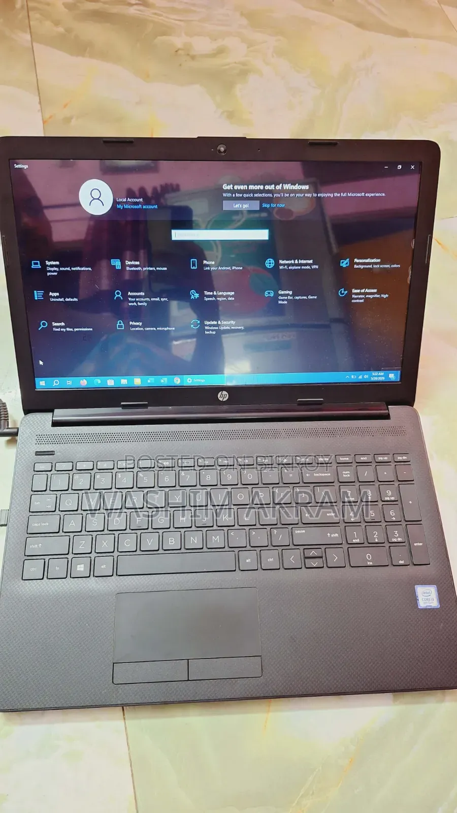 Laptop HP 4GB Intel Core I3 SSD 1T