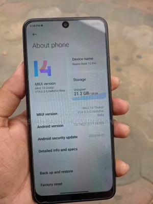 শাওমি রেডমি নোট ১২ ১২৮ জিবি কালো