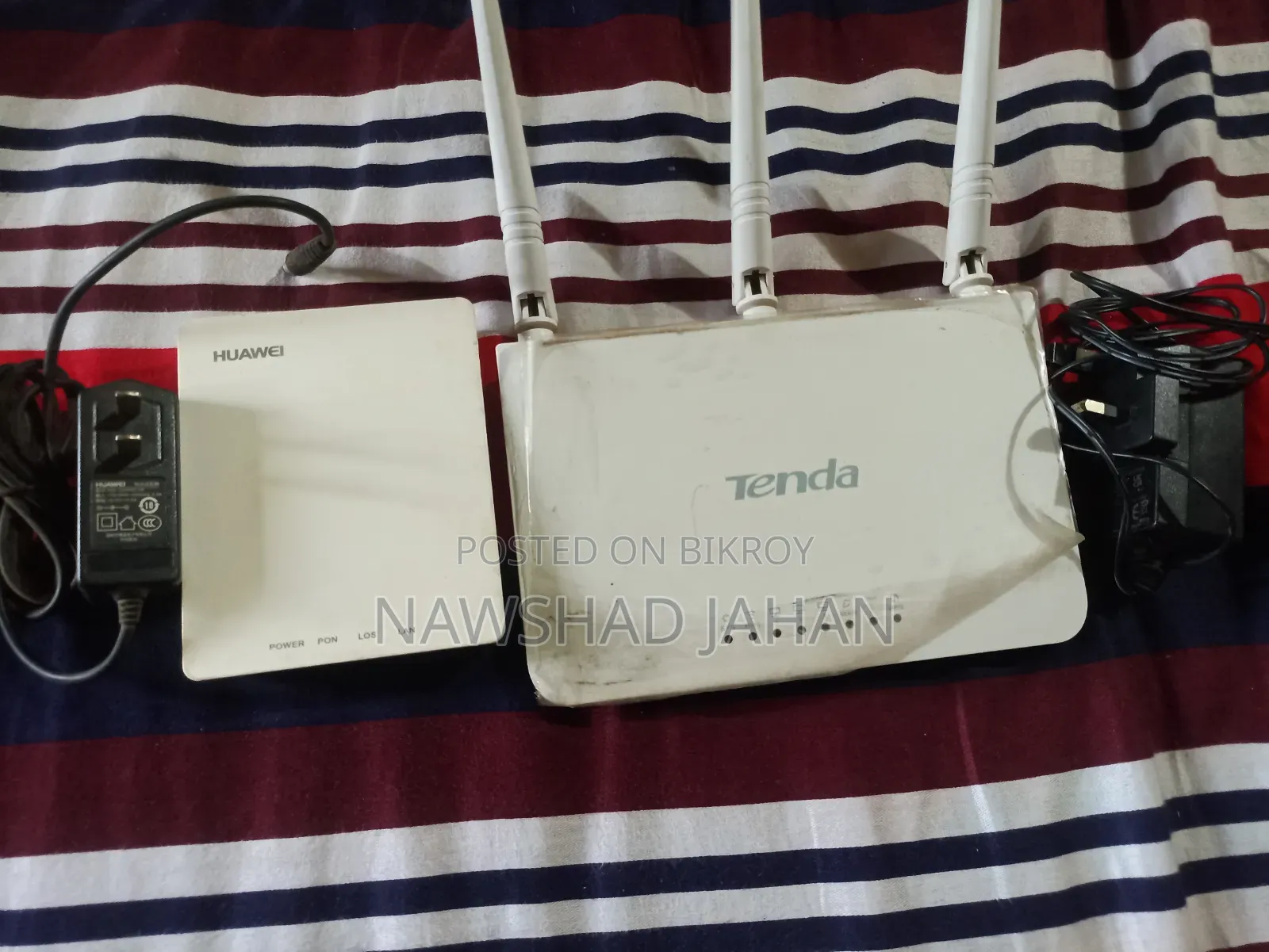 Tenda Router+Huawei Onu