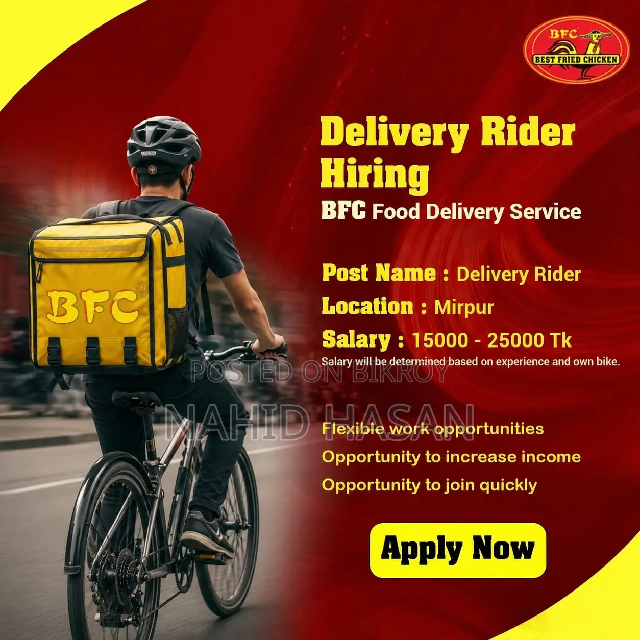 Bicycle Delivery Man