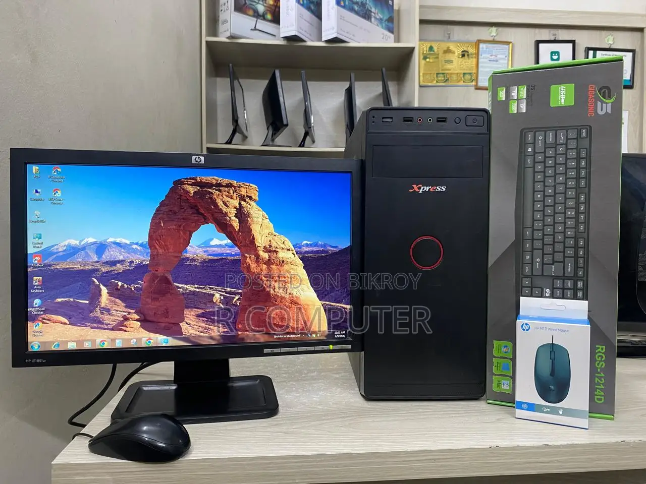 Desktop Computer 4GB Intel Core I5 SSD 128GB
