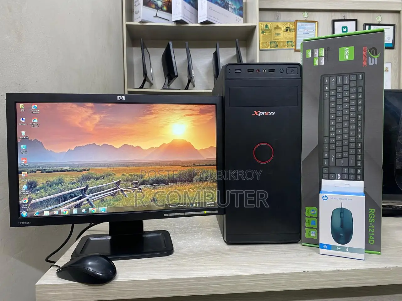 Desktop Computer 4GB Intel Core I5 SSD 128GB