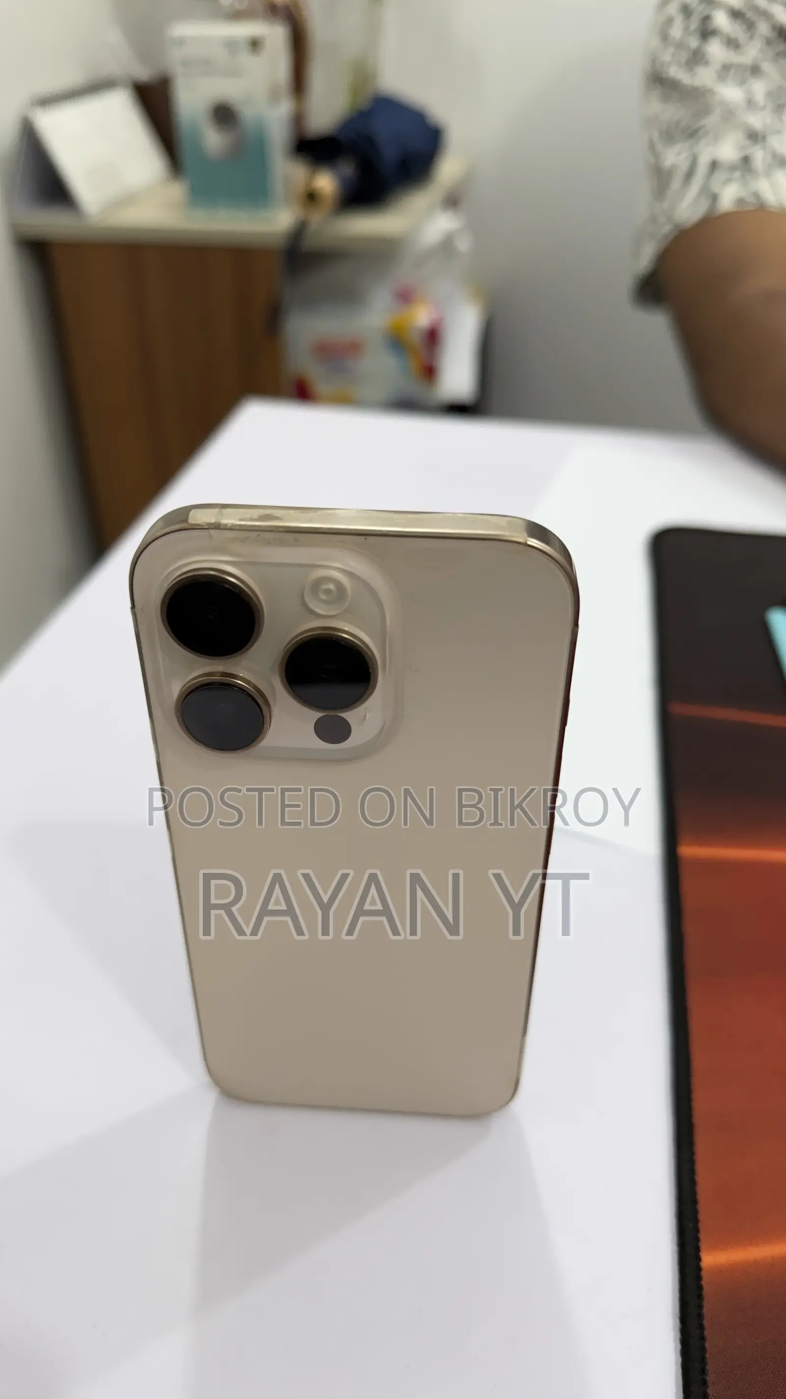 নতুন অ্যাপল আইফোন ১৬ প্রো ১২৮ জিবি রোজ গোল্ড