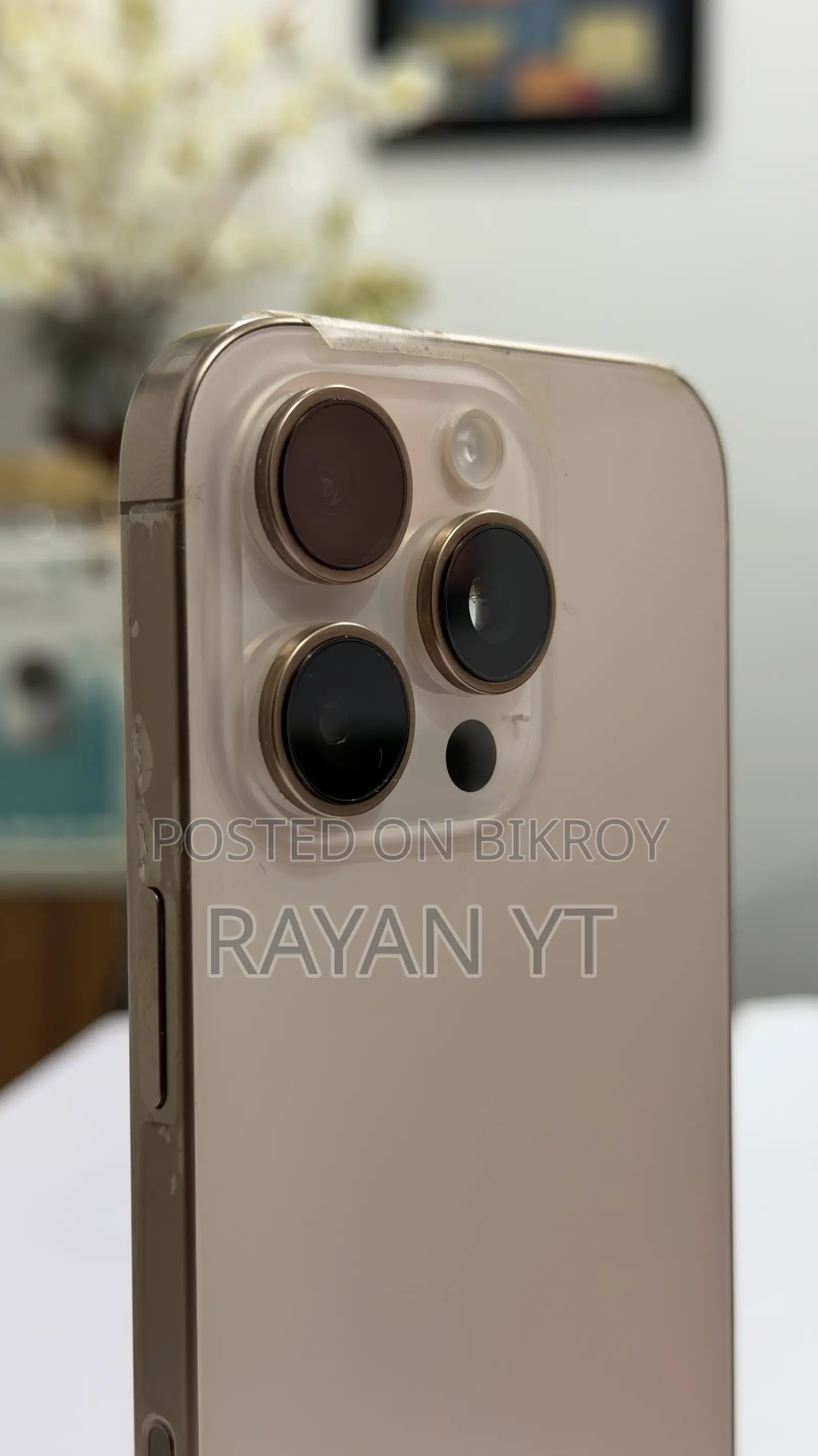 নতুন অ্যাপল আইফোন ১৬ প্রো ১২৮ জিবি রোজ গোল্ড
