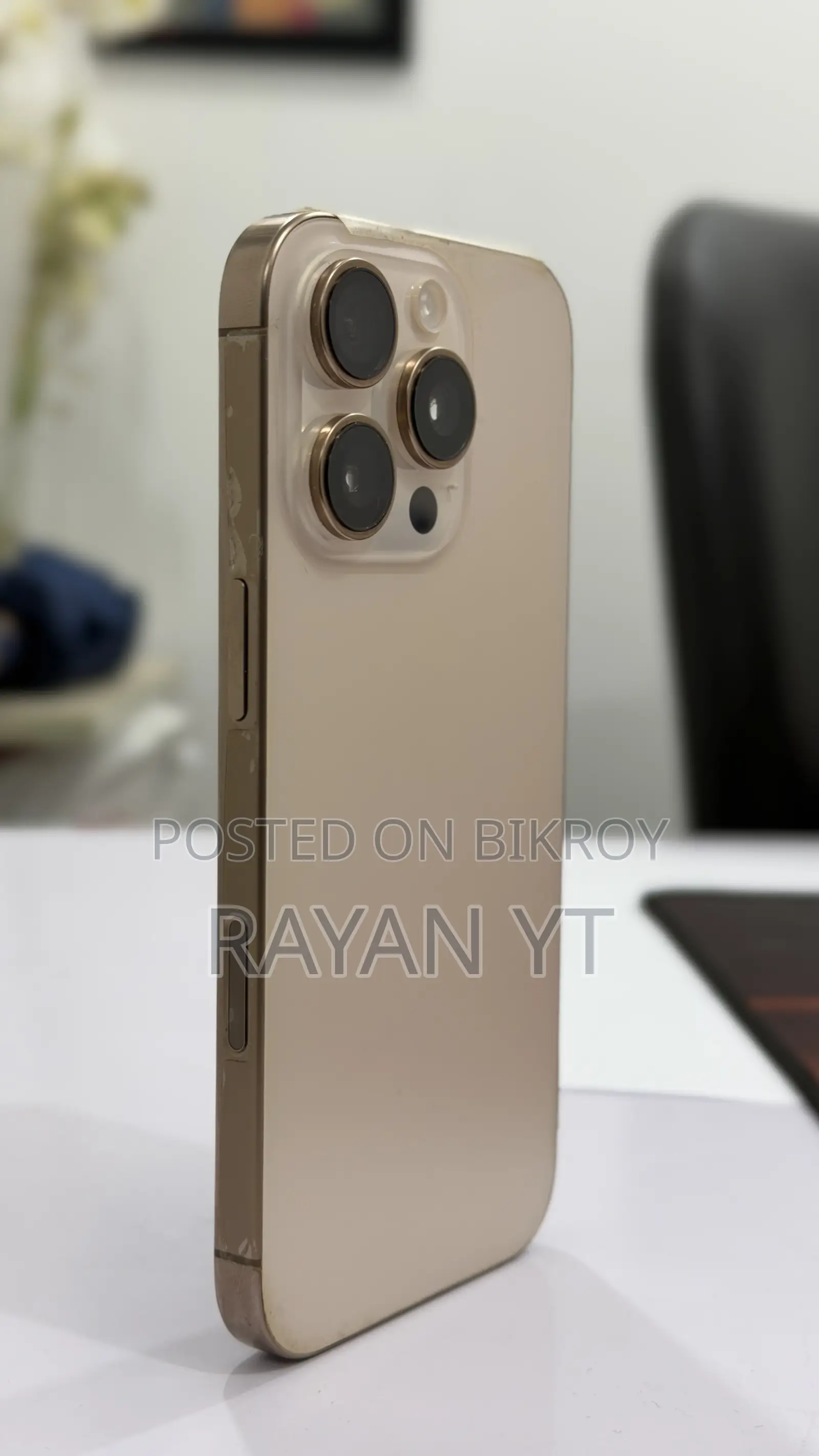 নতুন অ্যাপল আইফোন ১৬ প্রো ১২৮ জিবি রোজ গোল্ড