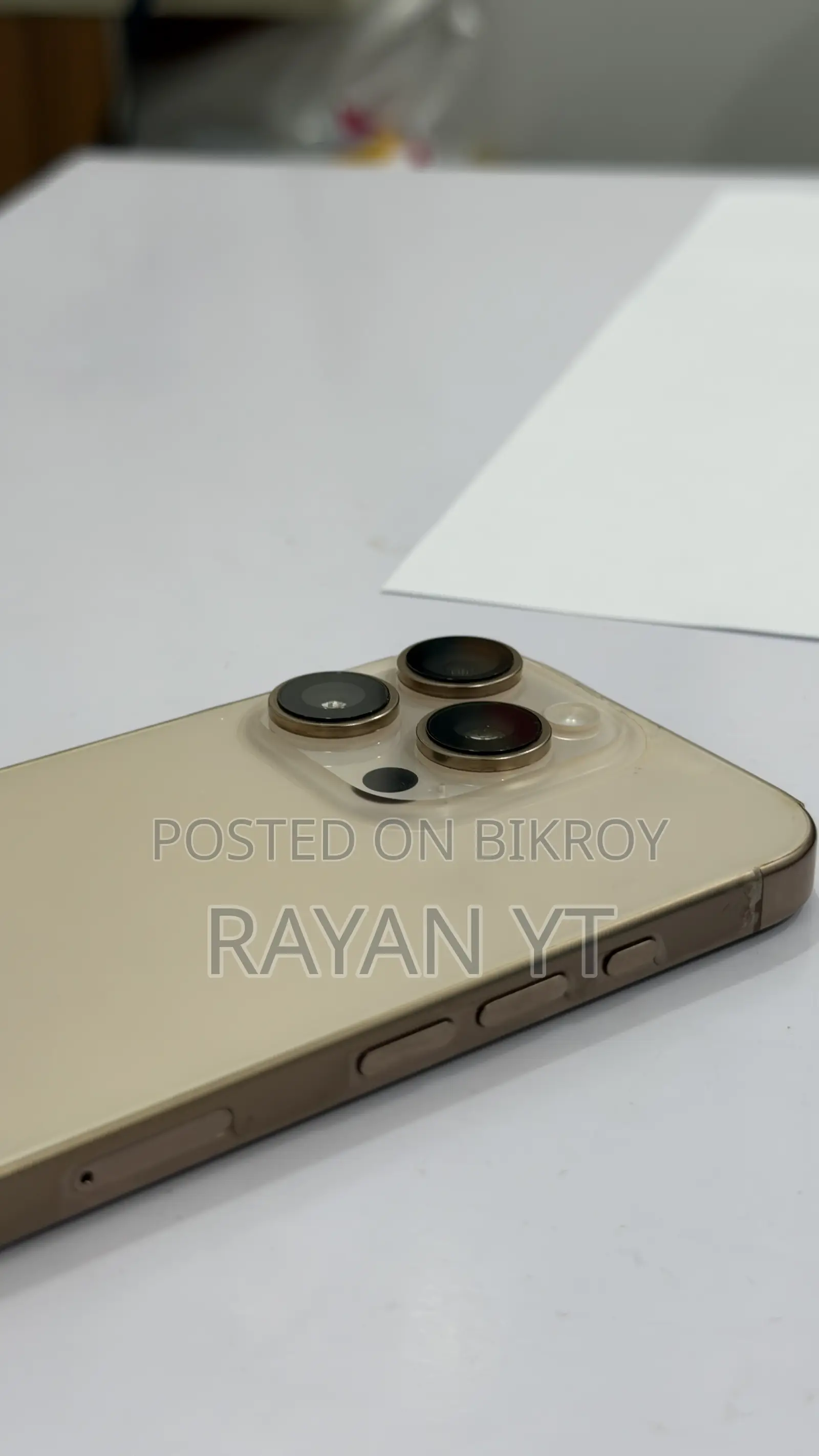 নতুন অ্যাপল আইফোন ১৬ প্রো ১২৮ জিবি রোজ গোল্ড