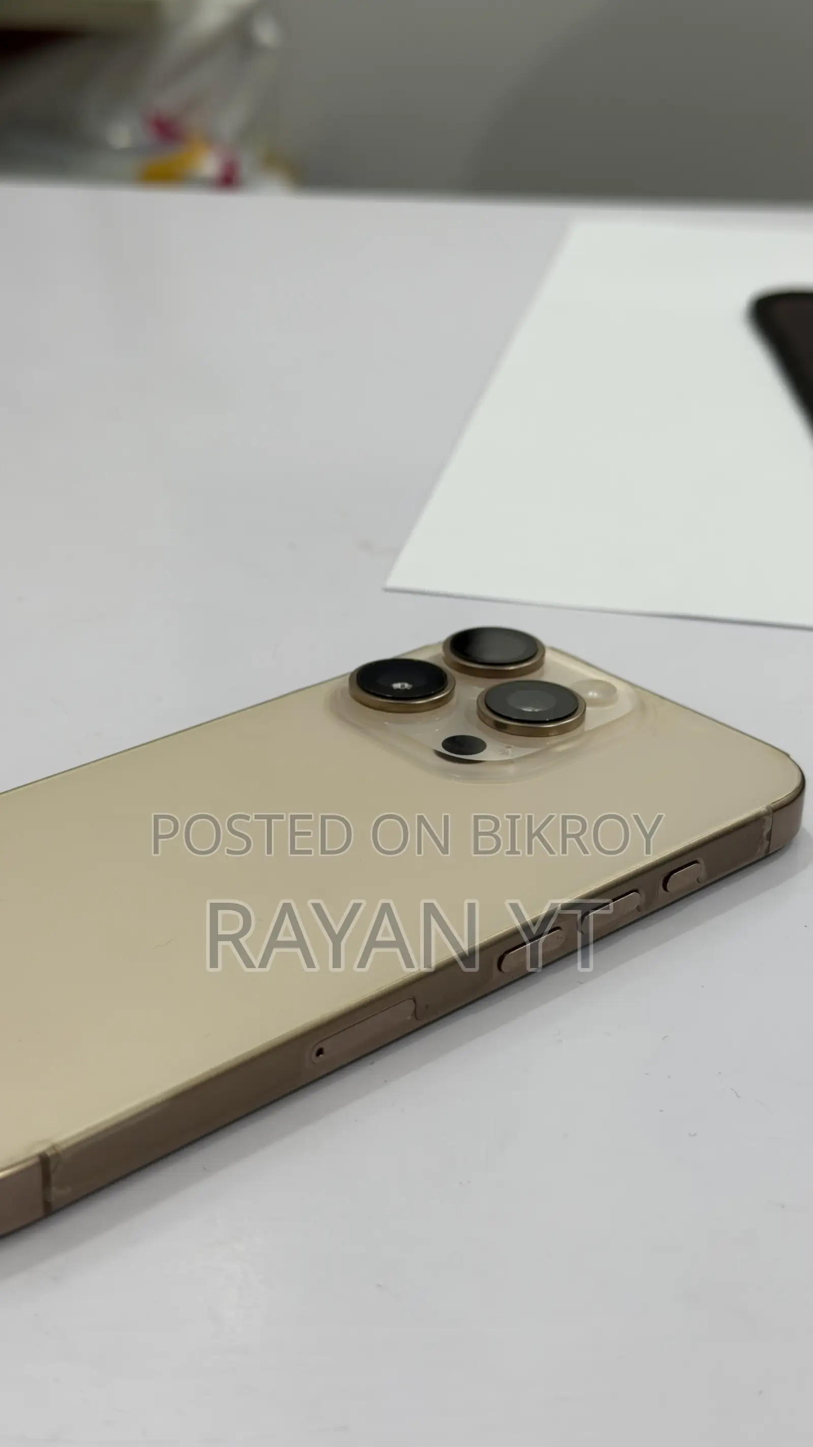 নতুন অ্যাপল আইফোন ১৬ প্রো ১২৮ জিবি রোজ গোল্ড