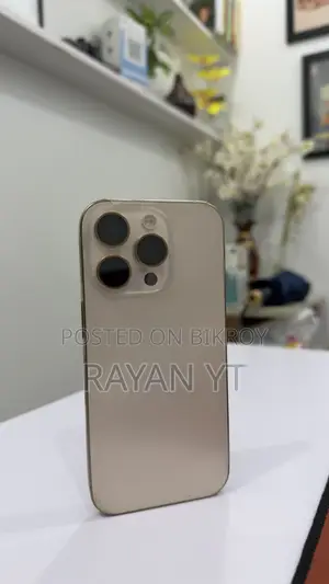 নতুন অ্যাপল আইফোন ১৬ প্রো ১২৮ জিবি রোজ গোল্ড