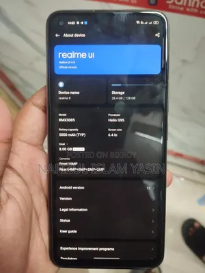 Realme 8 5G 128 GB Gray