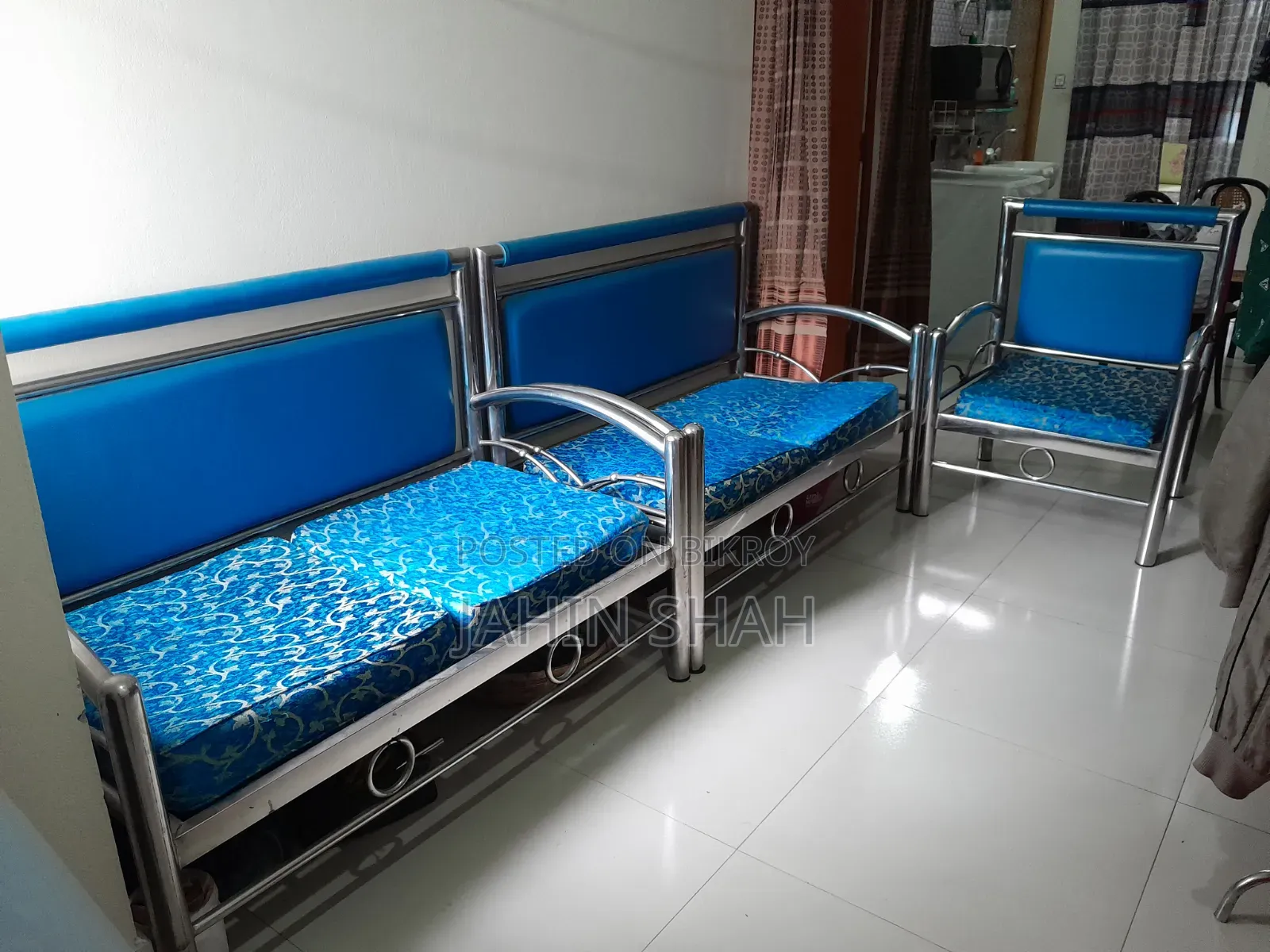 Steel sofa set