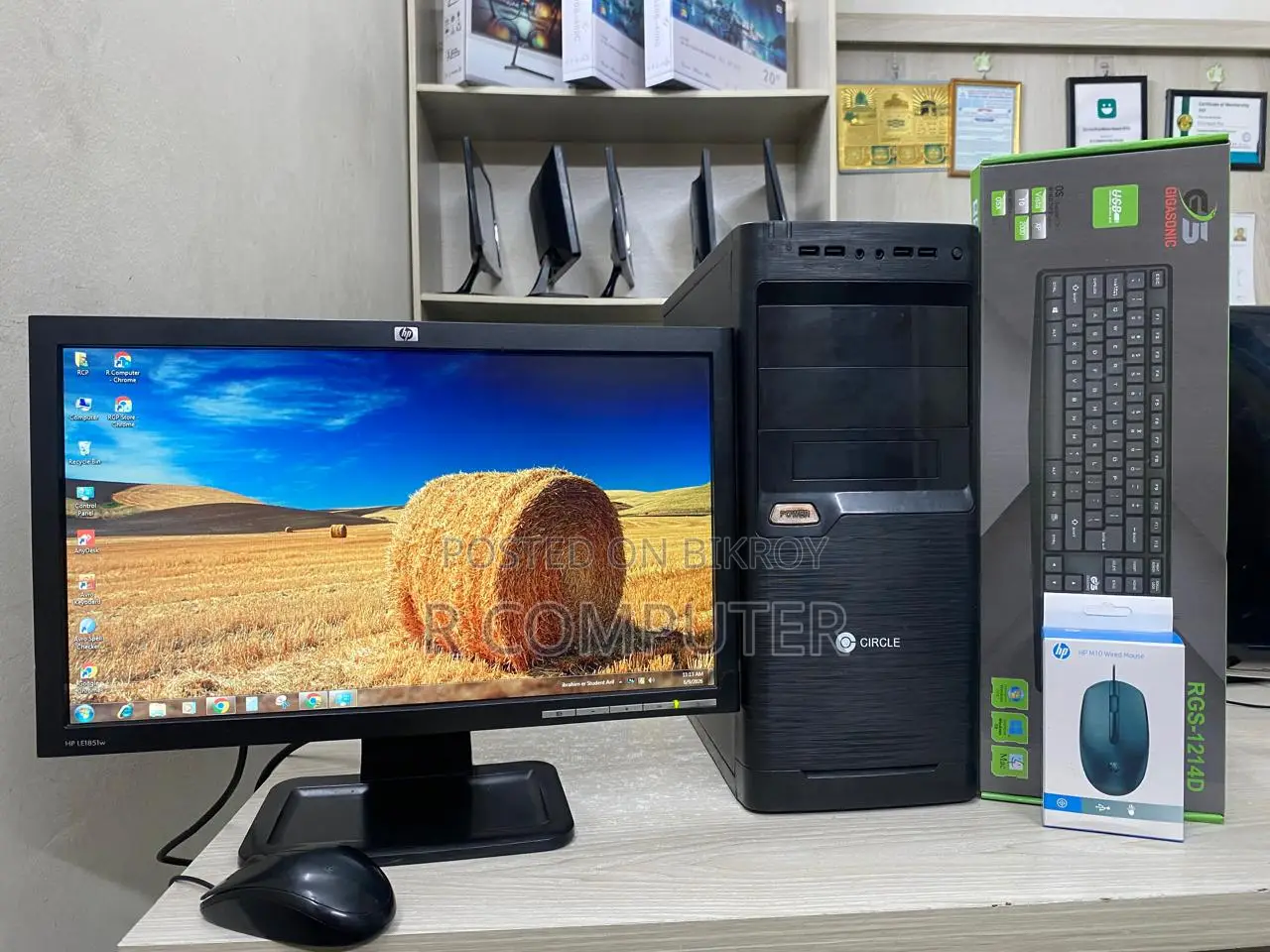 Desktop Computer 4GB Intel Core I3 SSD 128GB