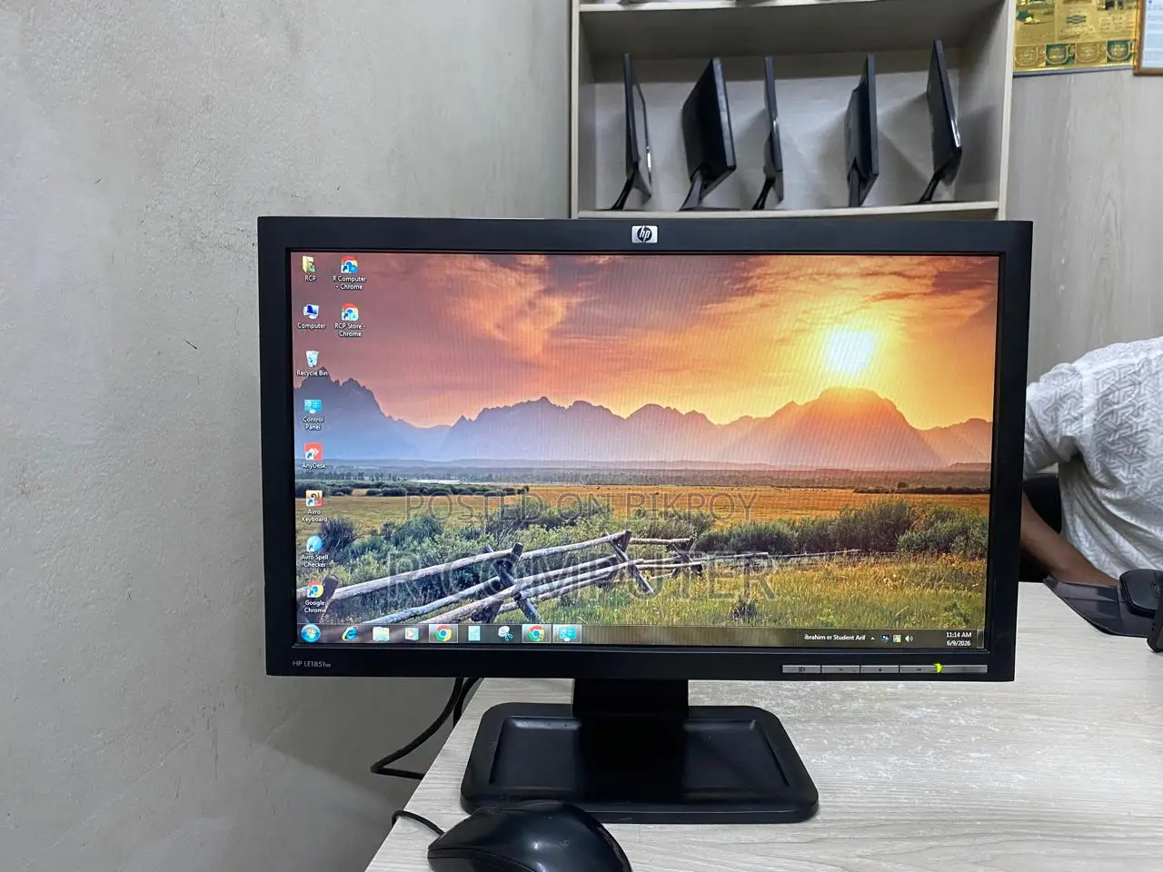 এইচপি ১৮.৫ ইঞ্চি ফুল ফ্রেশ মনিটর