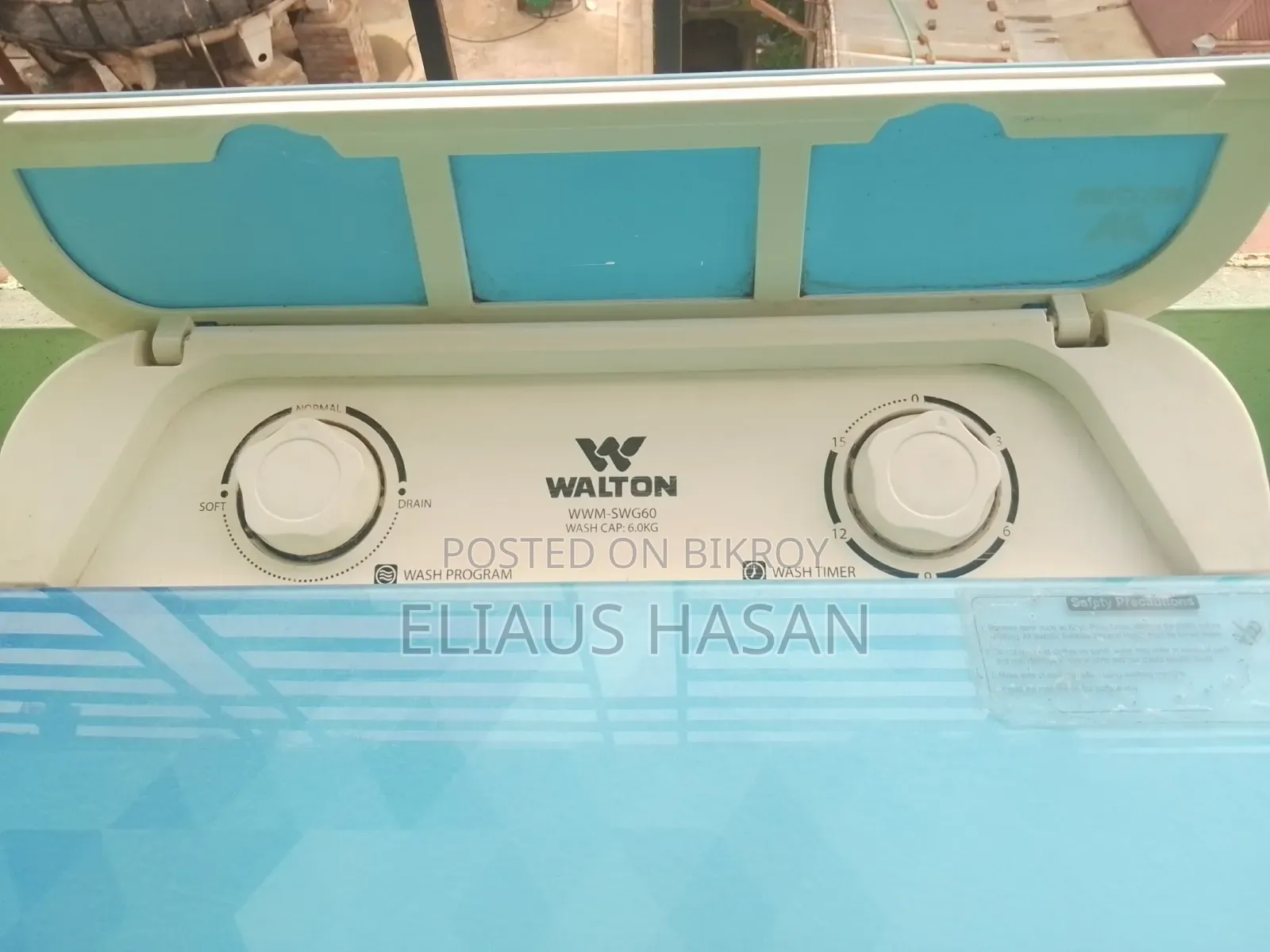 Washing machine for sale.