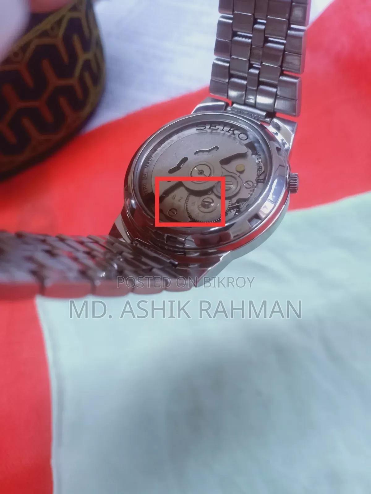 সেইকো ৫ অটোমেটিক ২১ জুয়েলস | রেয়ার সায়ান ব্লু লুম | ভিন্টেজ প্রিমিয়াম
