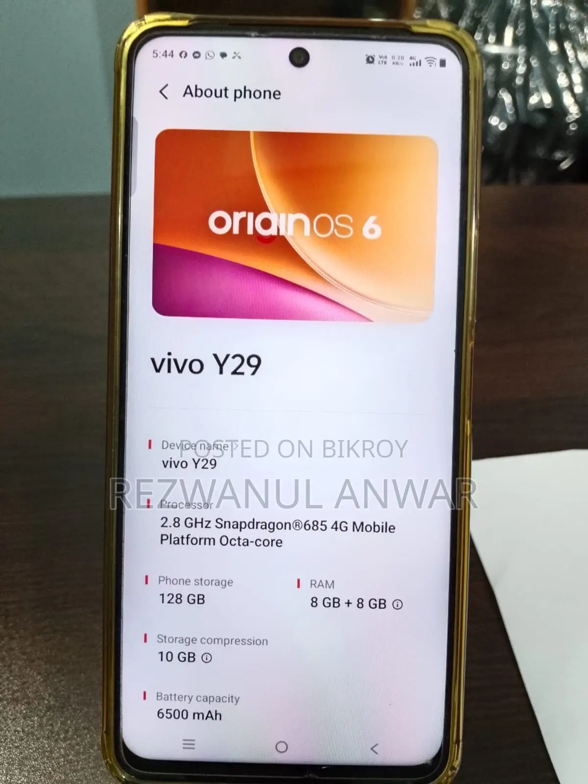 Vivo Y29 128 GB Gray