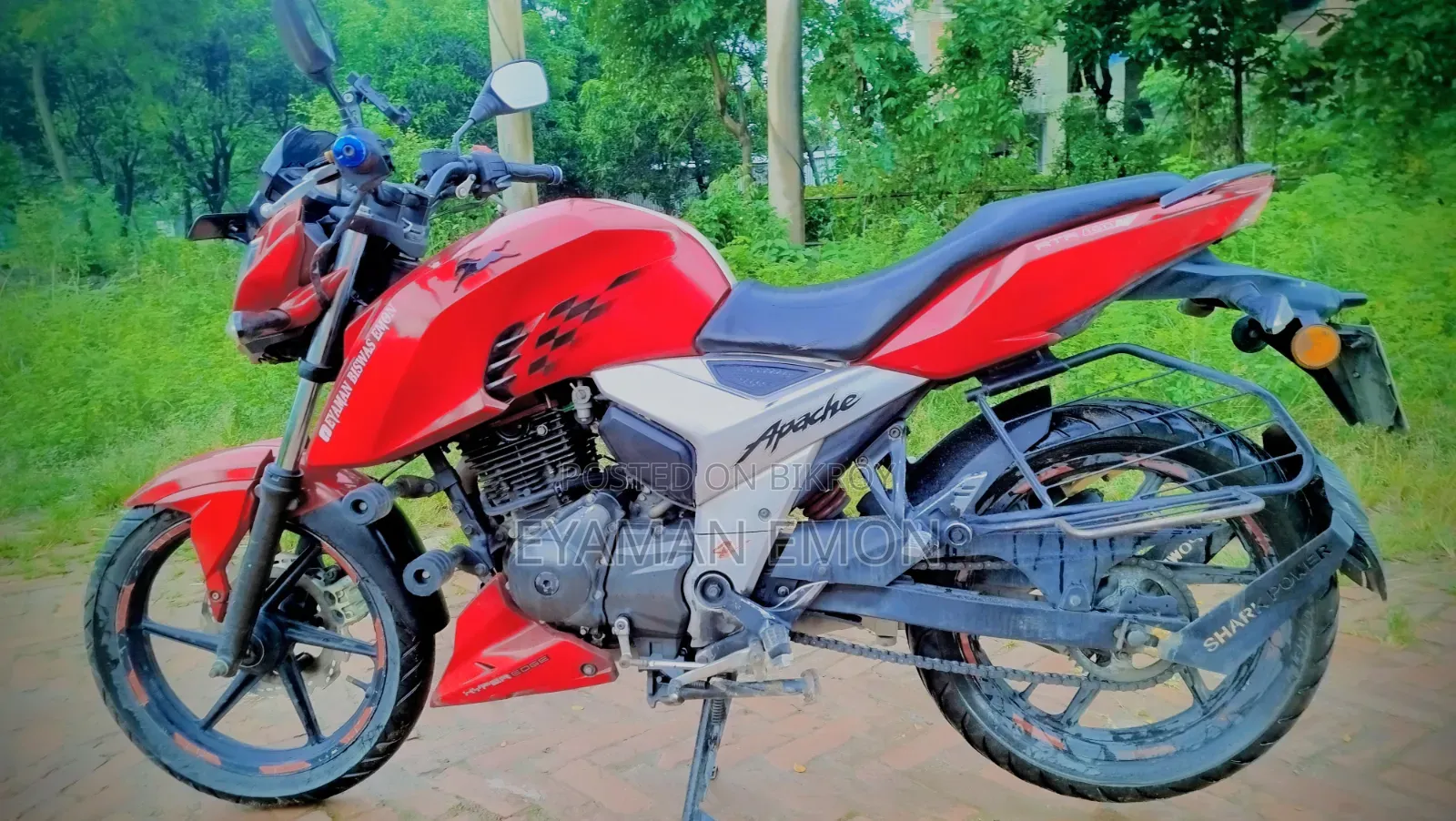 TVS Apache 160 4V 2019 Red