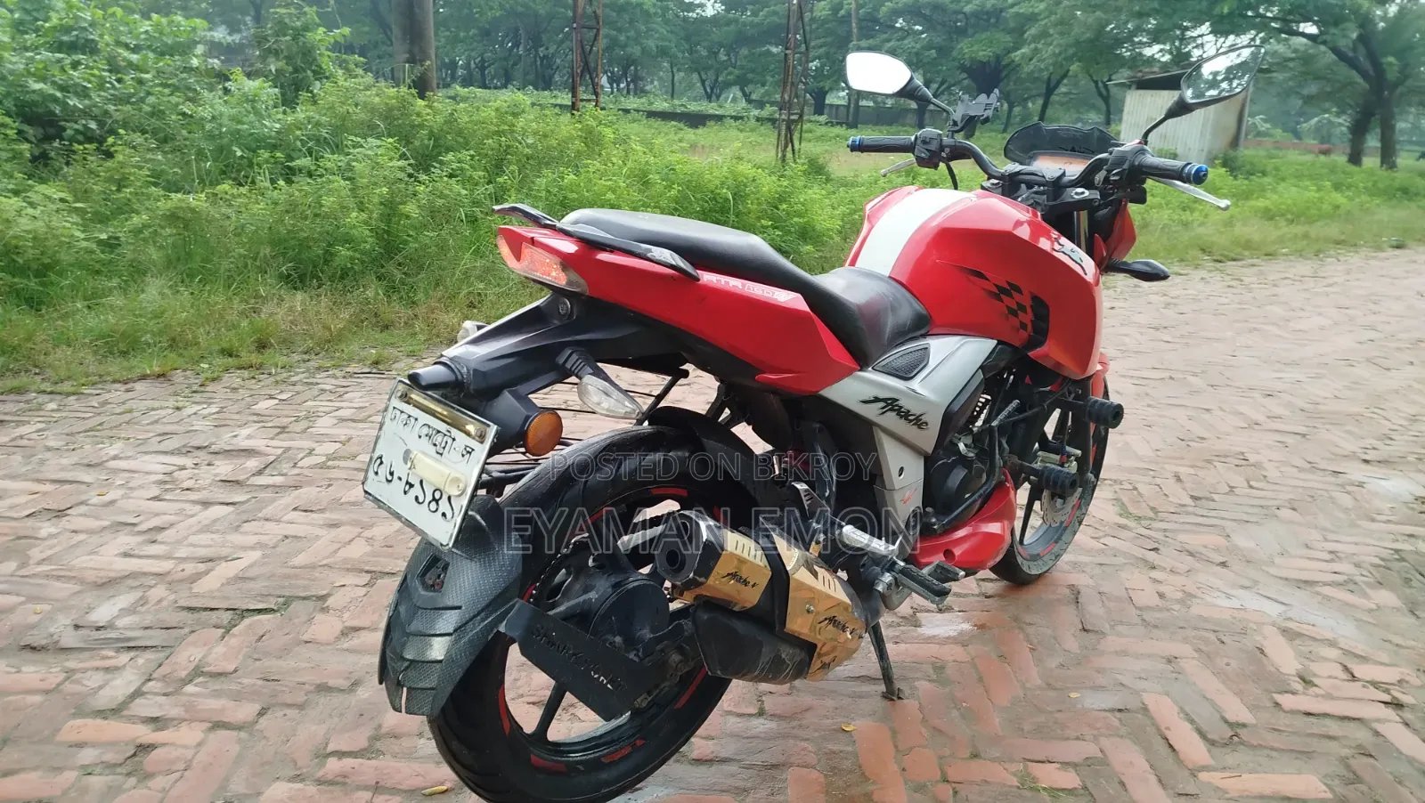 TVS Apache 160 4V 2019 Red