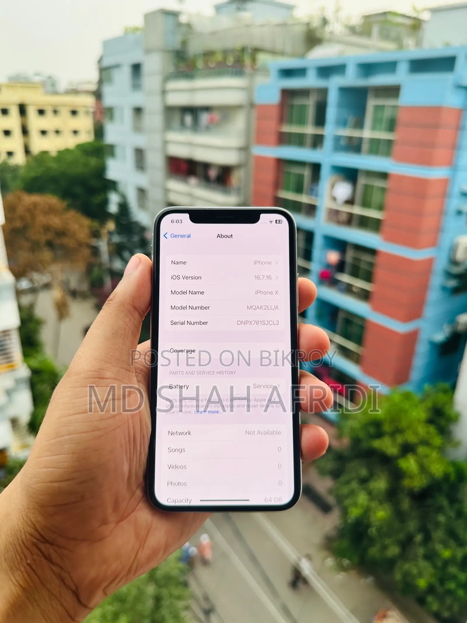 Apple iPhone X 64 GB White