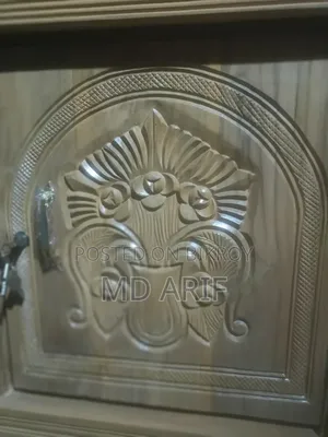 6-Foot Teak Wood Showcase