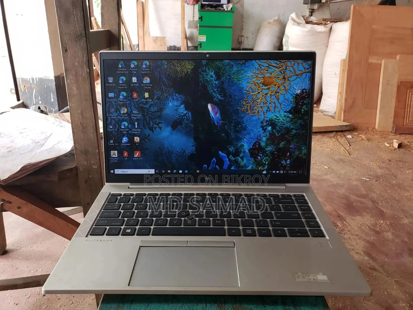 New Laptop HP EliteBook 840 G8 16GB AMD Ryzen 7 SSD 500GB