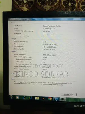ডেস্কটপ কম্পিউটার গিগাবাইট জিএ-এইচ১১০এমএসটিএক্স-এইচডি৩-জেডকে ৬জিবি ইন্টেল কোর ৩ এসএসডি ১৪০জিবি