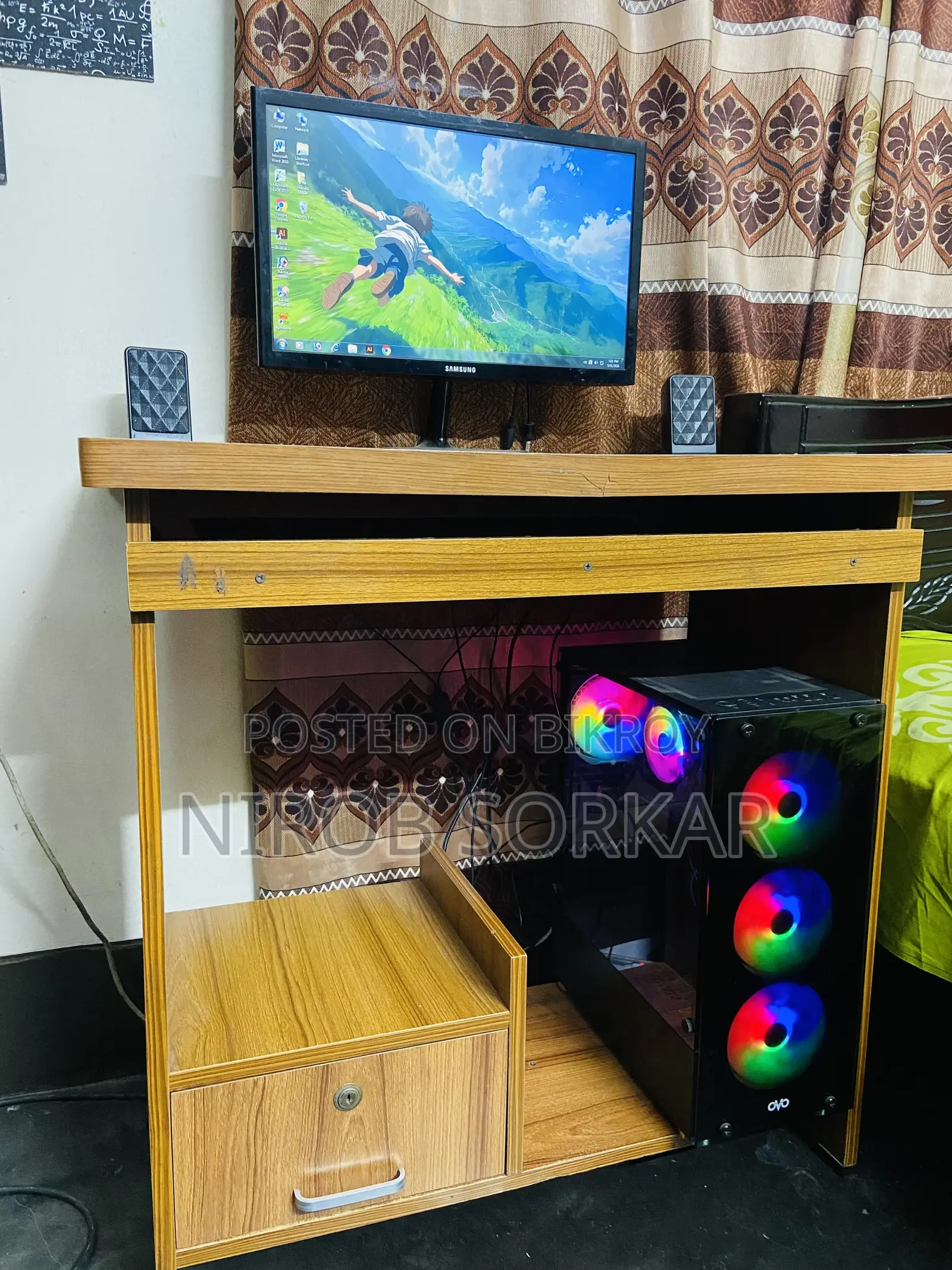 ডেস্কটপ কম্পিউটার গিগাবাইট জিএ-এইচ১১০এমএসটিএক্স-এইচডি৩-জেডকে ৬জিবি ইন্টেল কোর ৩ এসএসডি ১৪০জিবি
