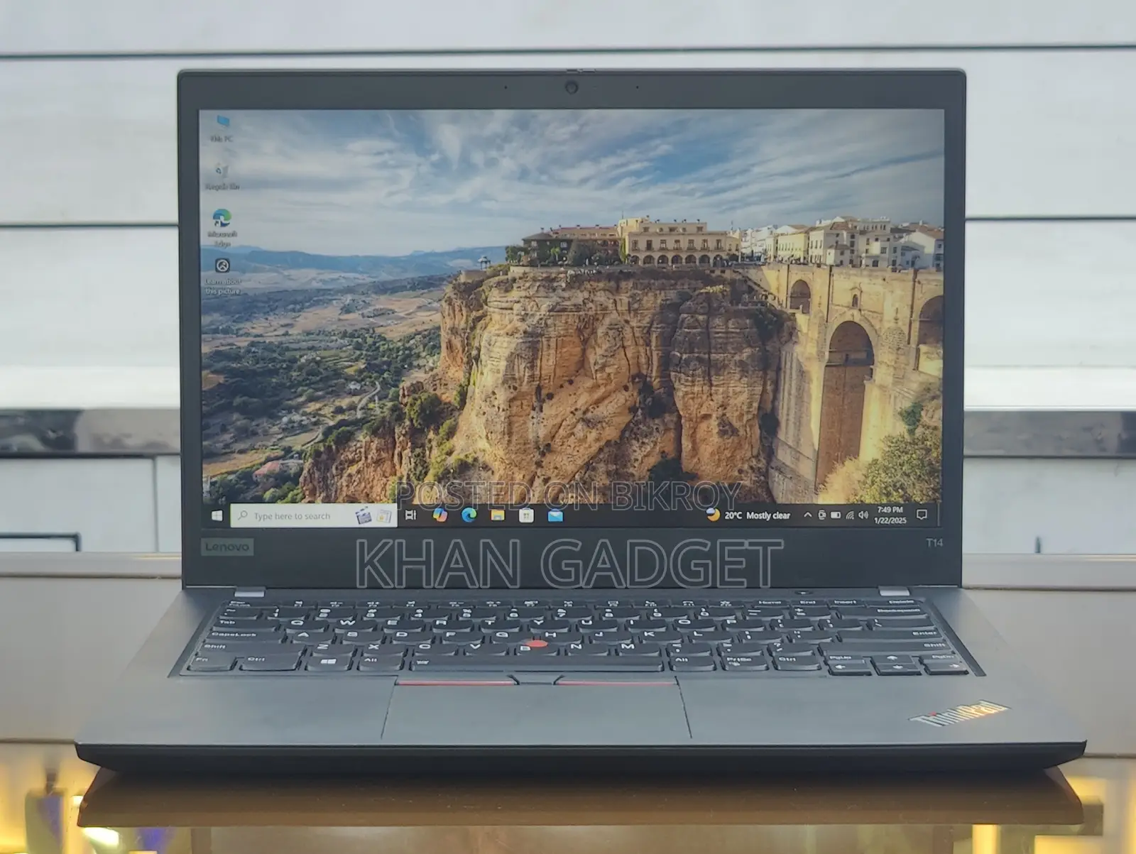 Laptop Lenovo ThinkPad T14 G1 16GB AMD Ryzen 7 SSD 256GB