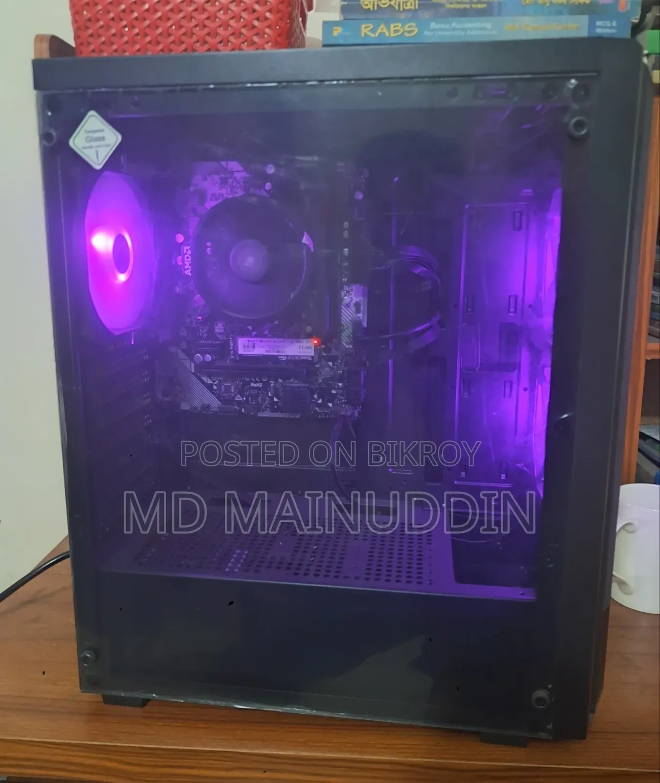 Desktop Computer 8GB AMD Ryzen 5 SSD 256GB
