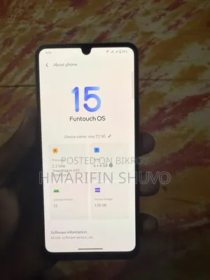Vivo T2 (India) 128 GB Blue