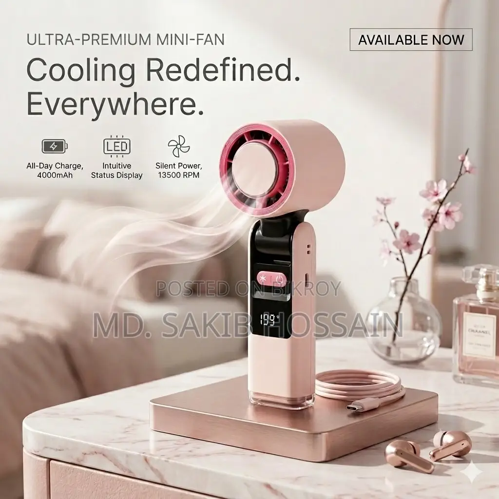 Turbo Fan - 4000 Mah Battery