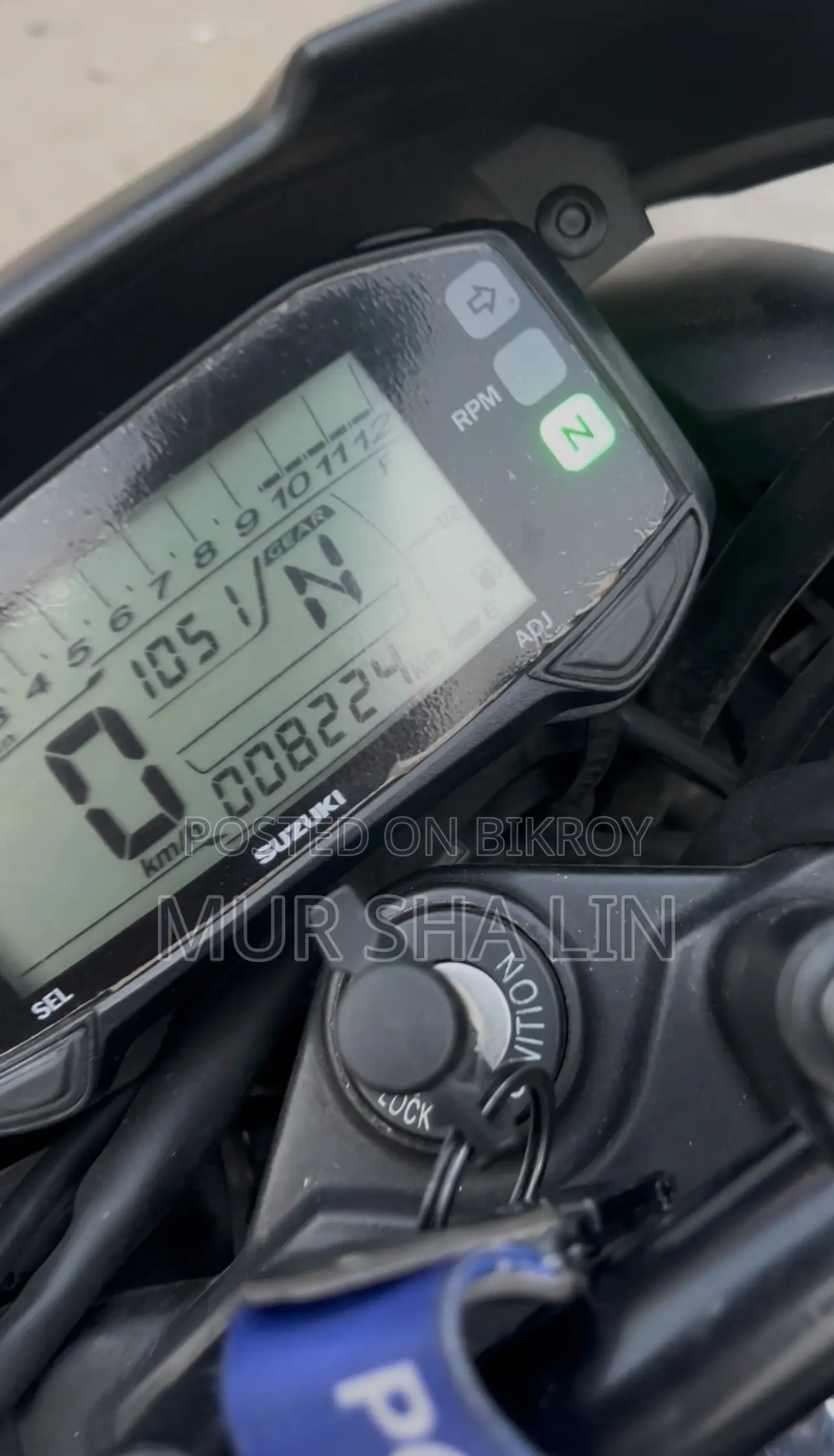 Suzuki Gixxer Monotone 2024 Black