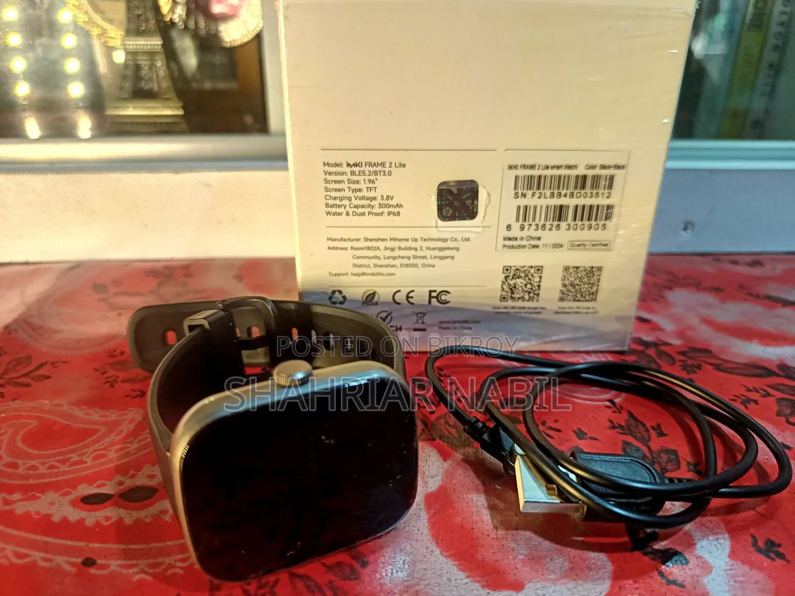 Imki Frame 2 Bt Calling Smart Watch