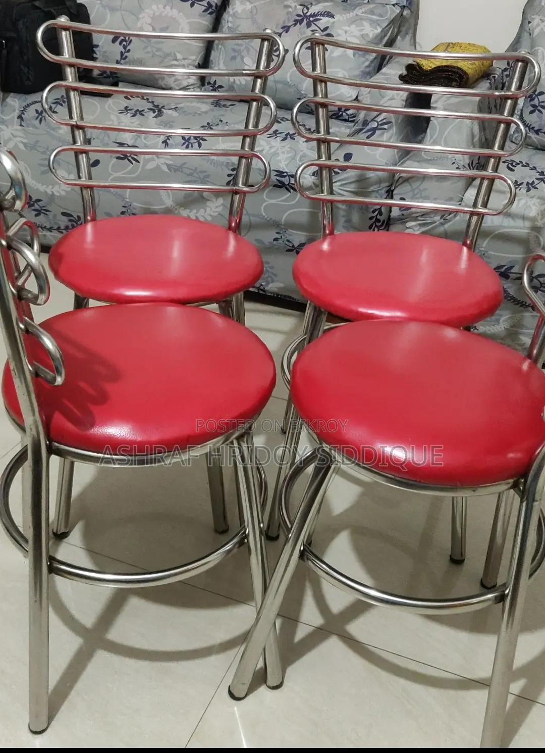 Ss Chair 4 PCS RFL 6 Seat Dining Table