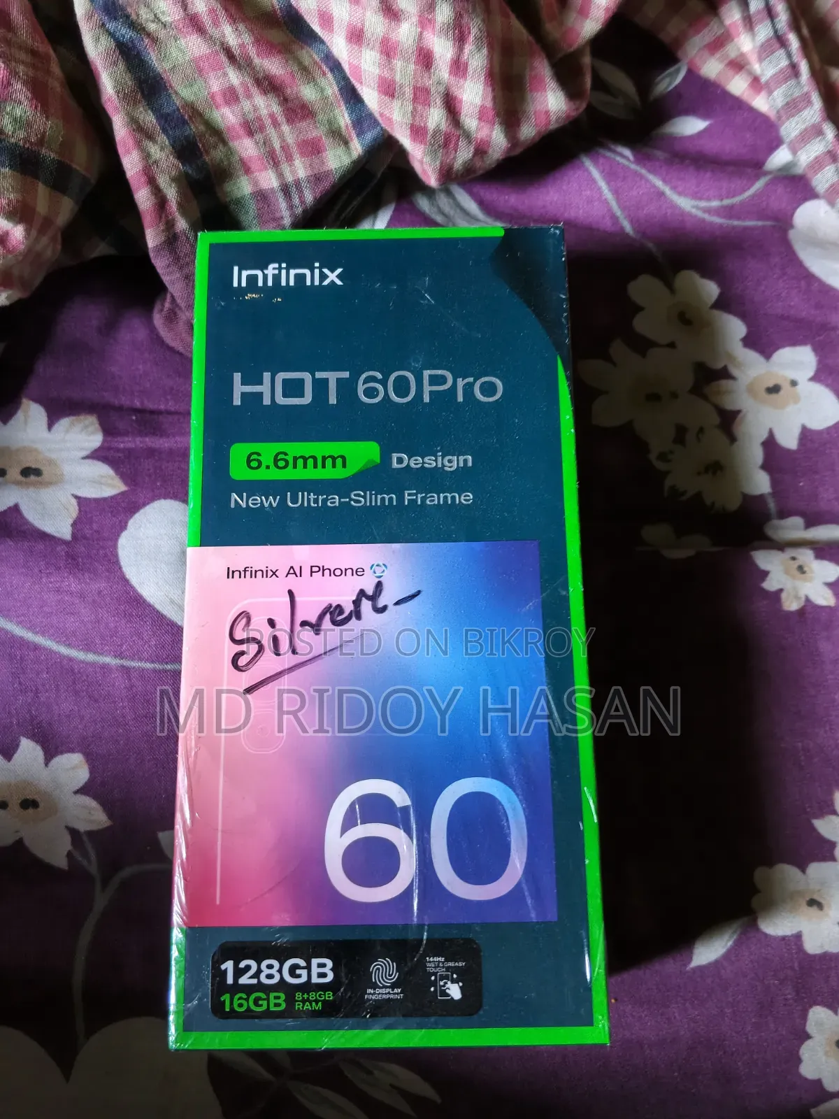 Infinix Hot 60 Pro 128 GB Silver