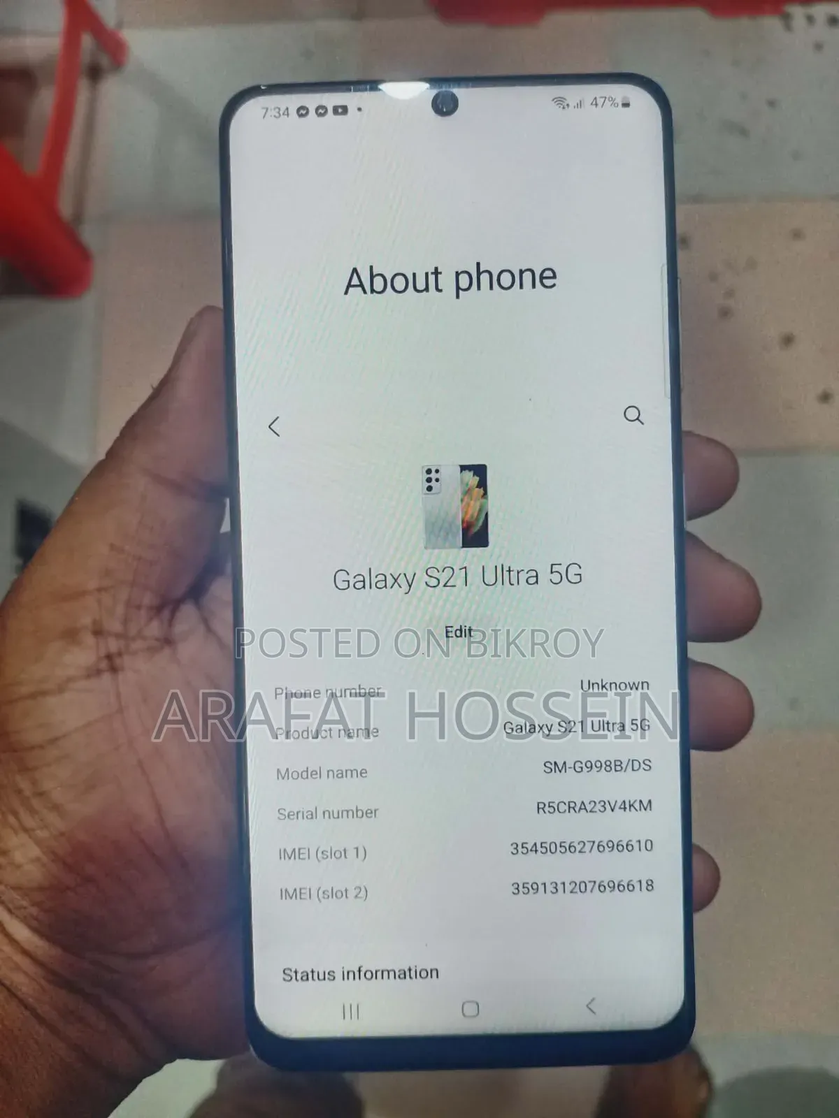 Samsung Galaxy S21 Ultra 5G 512 GB Silver