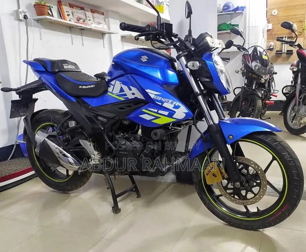 Suzuki Bike 2024 Blue