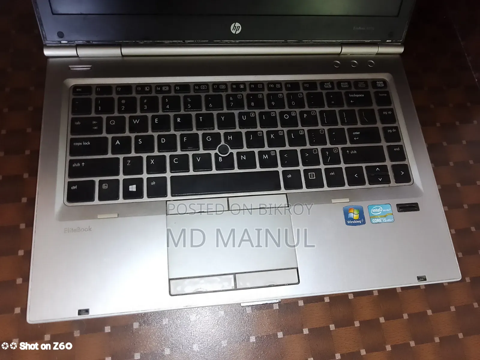 Laptop HP EliteBook 8470P 4GB Intel Core I5 HDD 500GB