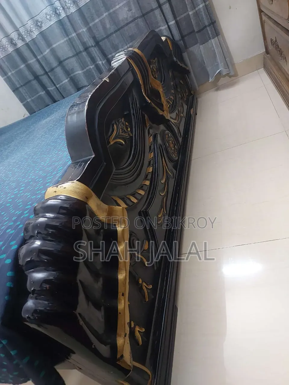 মালয়েশিয়ান প্রসেস কাঠের খাট