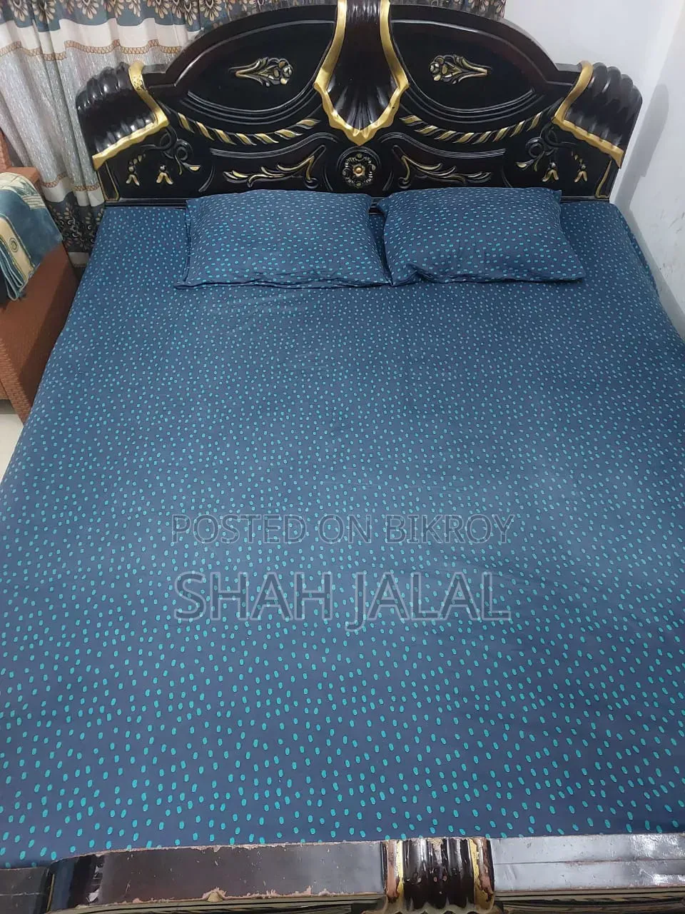 মালয়েশিয়ান প্রসেস কাঠের খাট