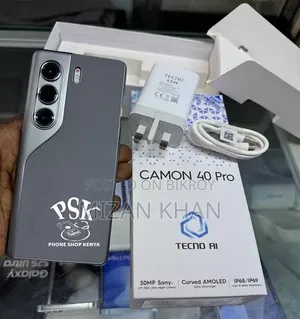 New Tecno Camon 40 256 GB Black