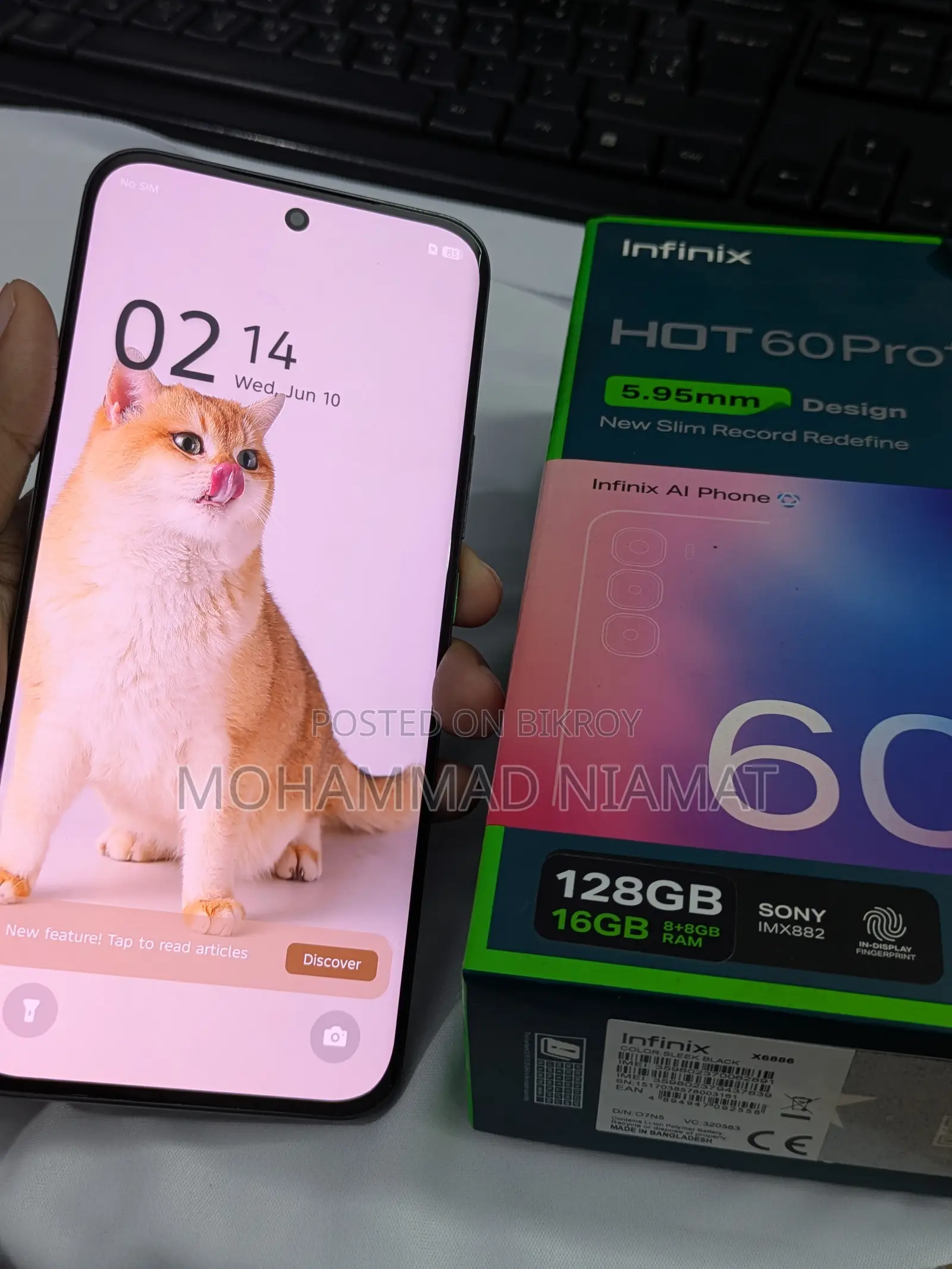 Infinix Hot 60 Pro+ 128 GB Black